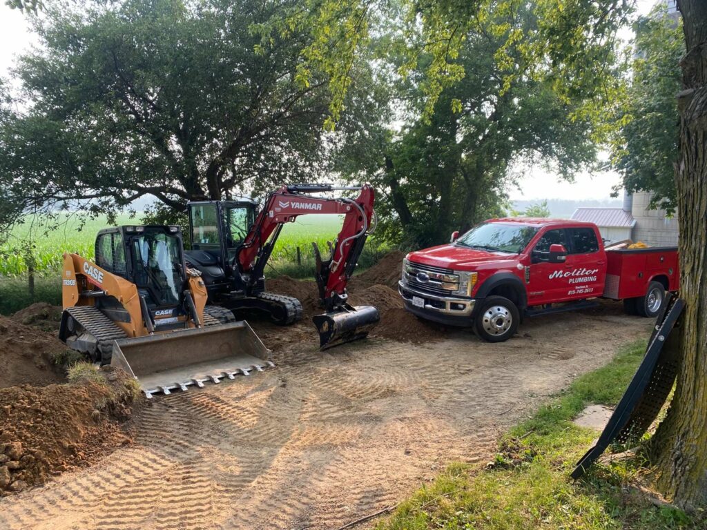 plumbing excavation trenching